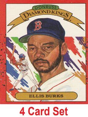 Ellis Burks MLB Baseball Card Collection